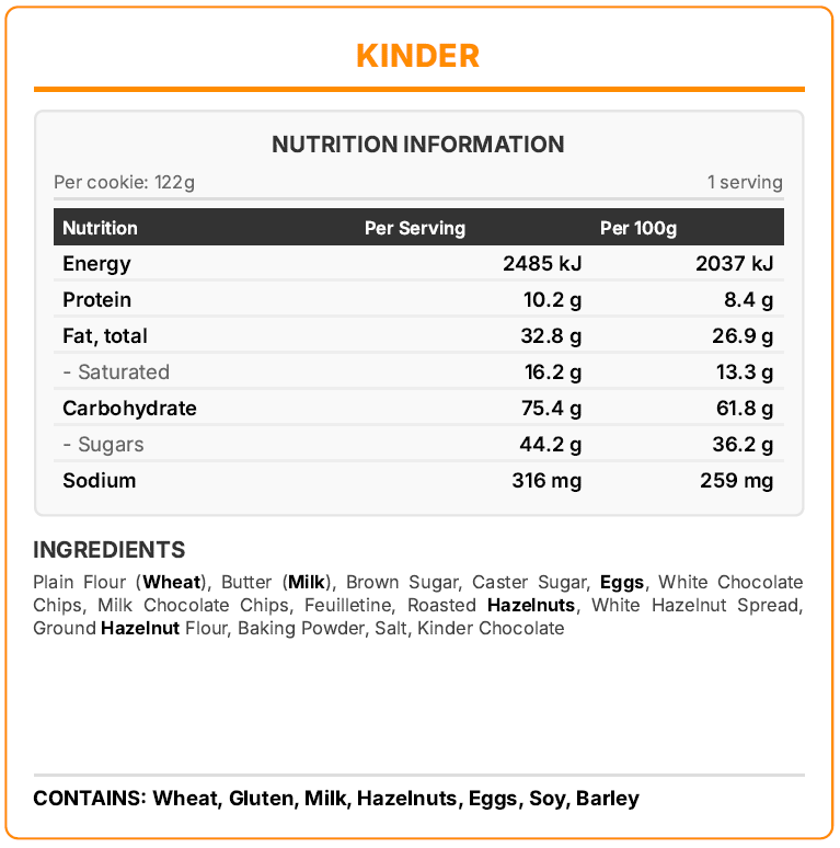 Kinder Cookie