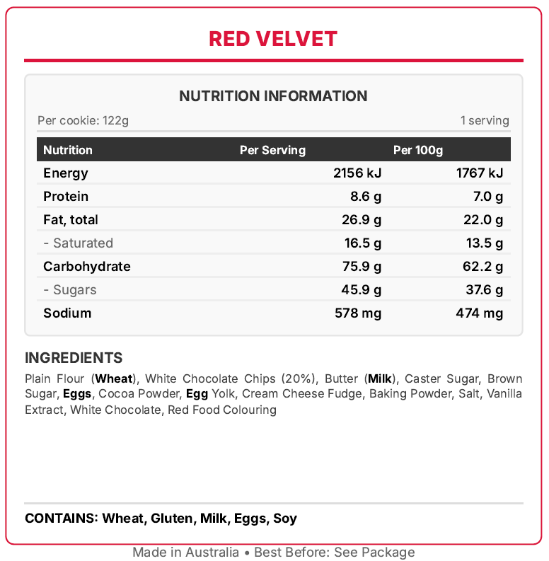 Red Velvet Cookie